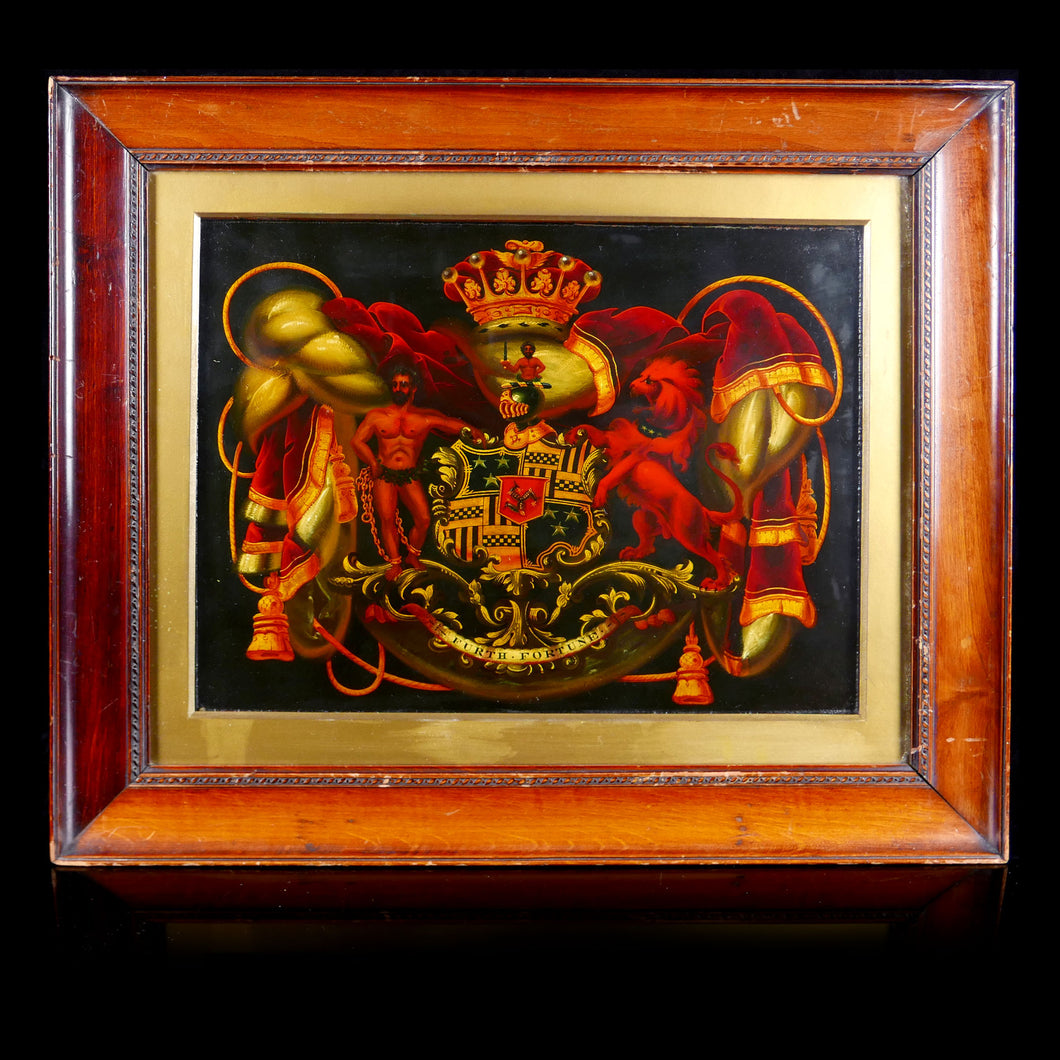 The Lords Dunmore & Plunkett - Armorial Panels, 1840