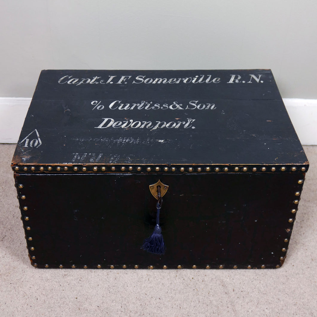 Captain Somerville RN Sea Chest, 1925