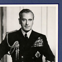 Load image into Gallery viewer, A Presentation Portrait of Admiral of the Fleet Earl Mountbatten of Burma, c1965
