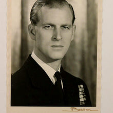 Load image into Gallery viewer, A Royal Presentation Portrait Photograph of Prince Philip, 1949
