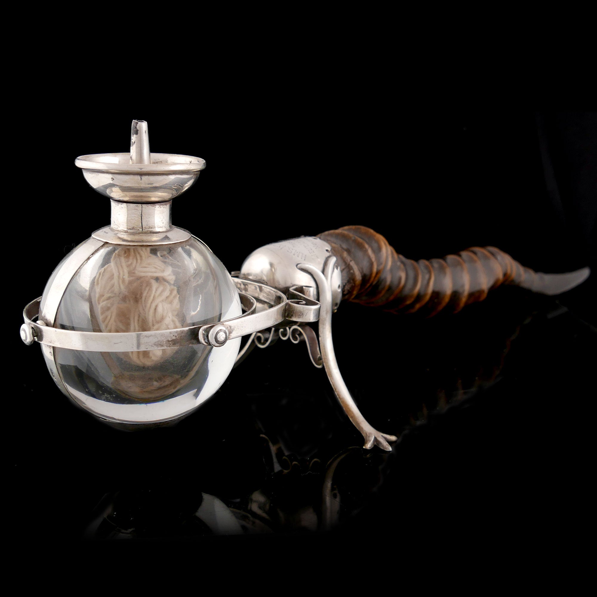 HMS Indomitable - Wardroom Cigar Table Lighter, 1897 – The Armoury