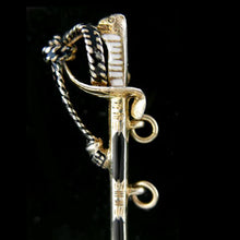 Load image into Gallery viewer, Royal Navy Officer’s Sword Brooch
