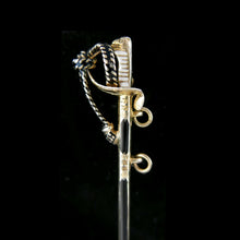 Load image into Gallery viewer, Royal Navy Officer’s Sword Brooch
