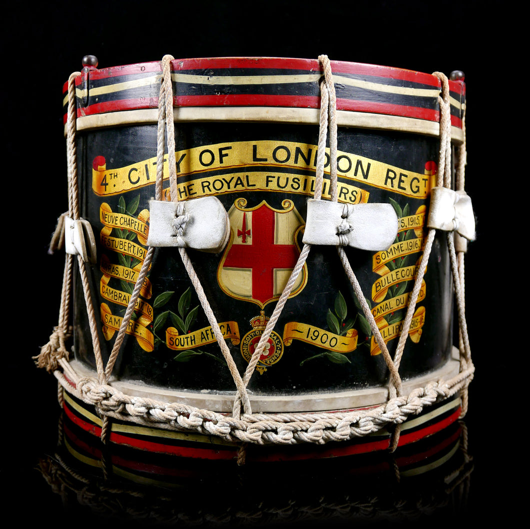 4th City of London Regiment (The Royal Fusiliers) Tenor Drum, 1920