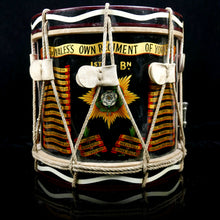 Load image into Gallery viewer, The Prince of Wales’s Own Regiment of Yorkshire - A Elizabeth II 1st Battalion Side Drum, 1960
