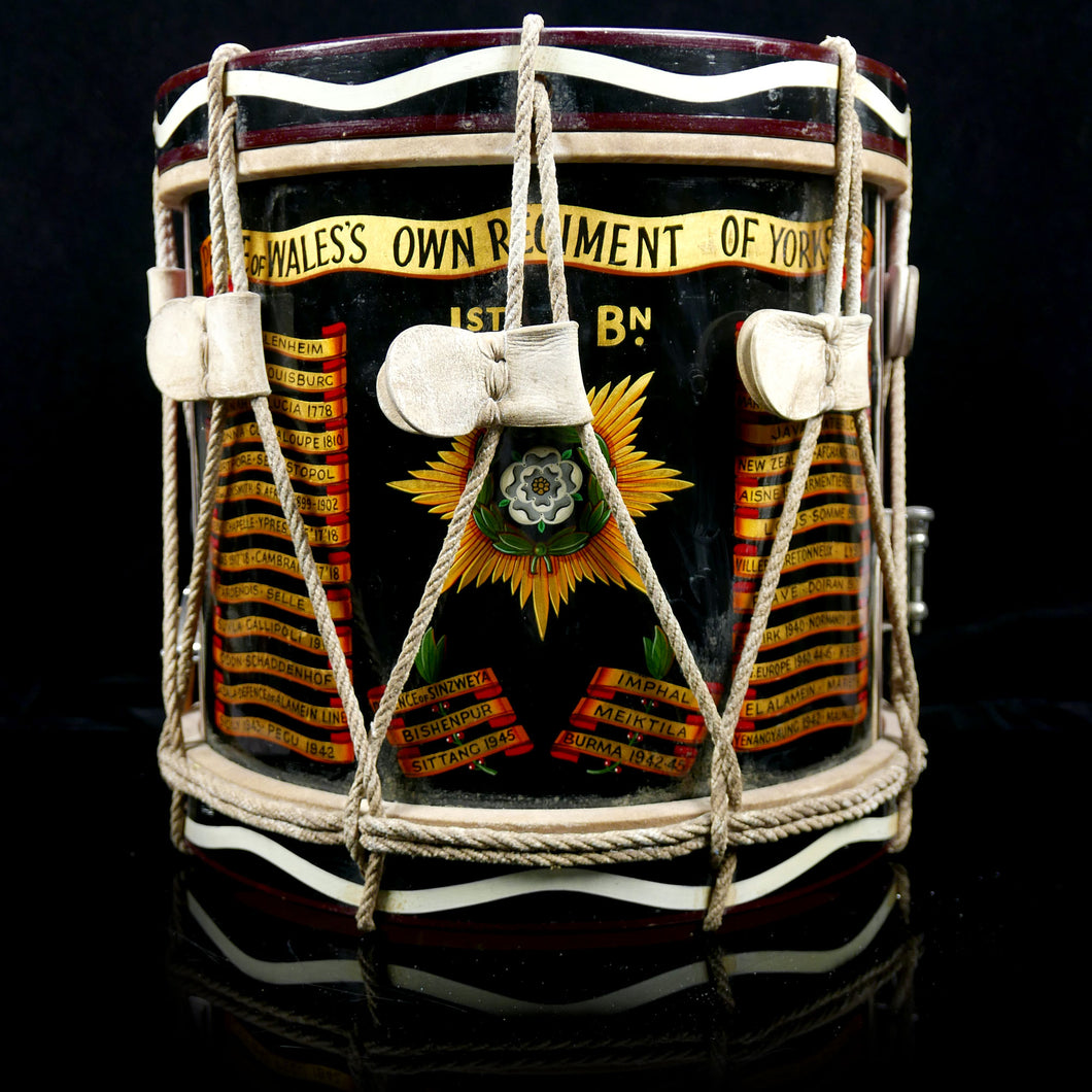 The Prince of Wales’s Own Regiment of Yorkshire - A Elizabeth II 1st Battalion Side Drum, 1960