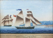 Load image into Gallery viewer, The Schooner Sovereign Entering Palermo - Sicilian School, 1832
