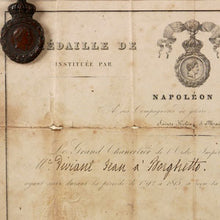 Load image into Gallery viewer, St Helena Medal and Award Document, 1857
