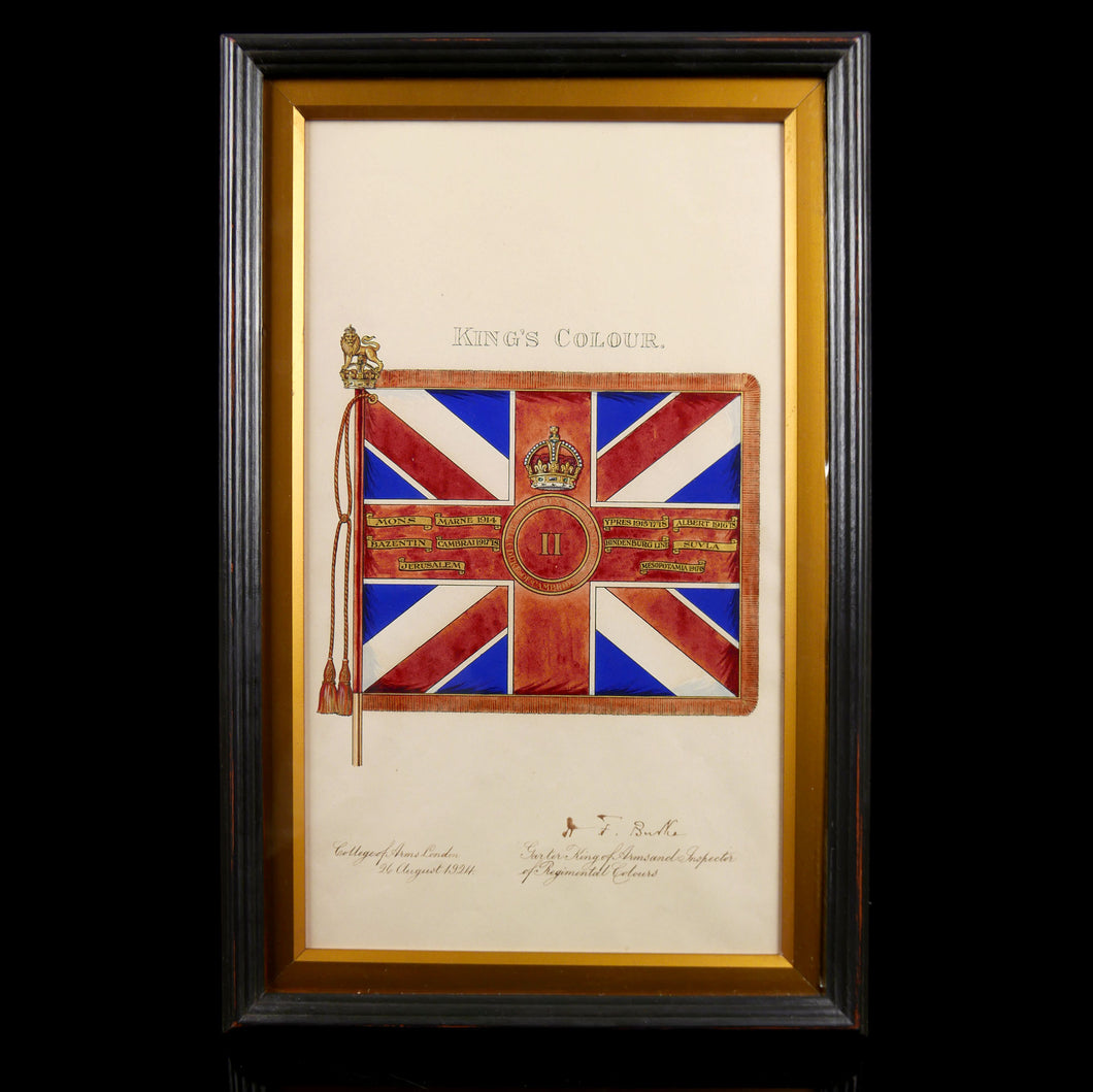 2nd Battalion The Middlesex Regiment (Duke of Cambridge’s Own) - The King’s Colour, 1924