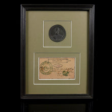 Load image into Gallery viewer, General Gordon Siege of Khartoum Hand Signed Banknote and Matyrdom Medallion, 1884
