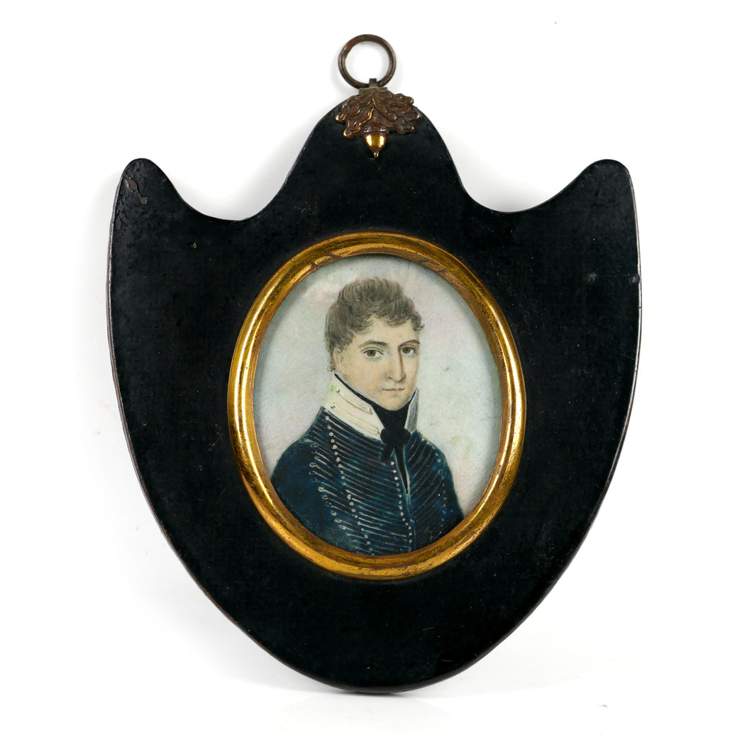 7th Queens Own Hussars - Portrait Miniature of an Officer, 1807