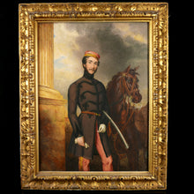 Load image into Gallery viewer, 11th (Prince Albert&#39;s Own) Hussars - Portrait of Lieutenant Brinkley, 1850
