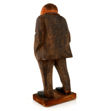 Load image into Gallery viewer, Carved Wood &amp; Polychromed Churchill, 1948
