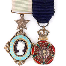 Load image into Gallery viewer, British India Miniature Medal Pair - Star of India &amp; Indian Empire
