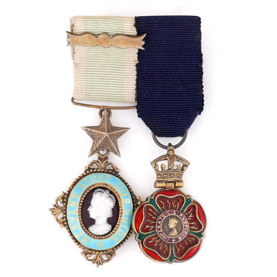 British India Miniature Medal Pair - Star of India & Indian Empire