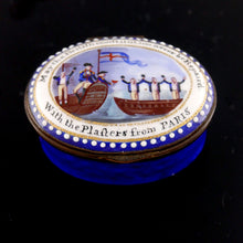 Load image into Gallery viewer, Nelson’s Navy Enamel Patch Box, 1800
