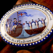 Load image into Gallery viewer, Nelson’s Navy Enamel Patch Box, 1800
