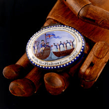 Load image into Gallery viewer, Nelson’s Navy Enamel Patch Box, 1800
