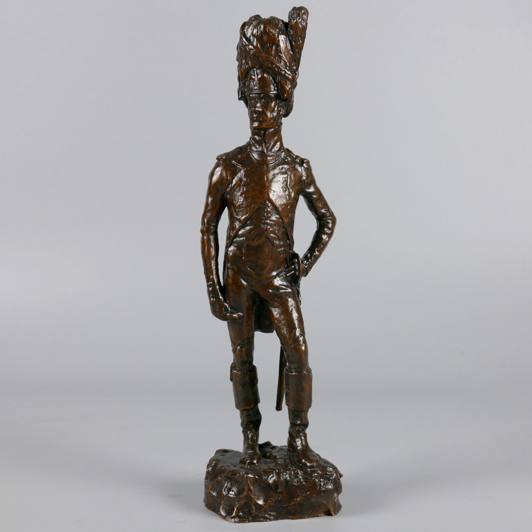 Bronze Figure of a French Grenadier of The Guard Imperial