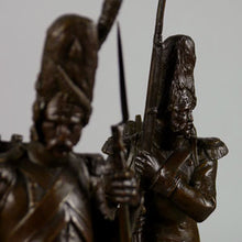 Load image into Gallery viewer, A Pair of Bronze Grenadiers of Napoleon’s Imperial Guard
