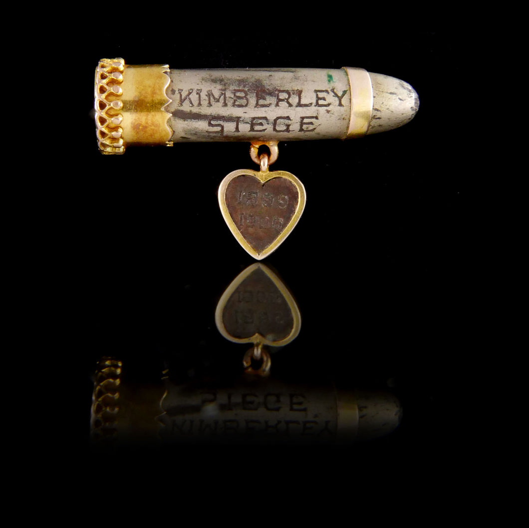 Siege of Kimberley - Boer War Battlefield Relic Brooch, 1900