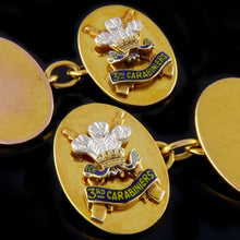 Load image into Gallery viewer, 3rd Carabiniers (Prince of Wales’s Dragoon Guards) Cufflinks
