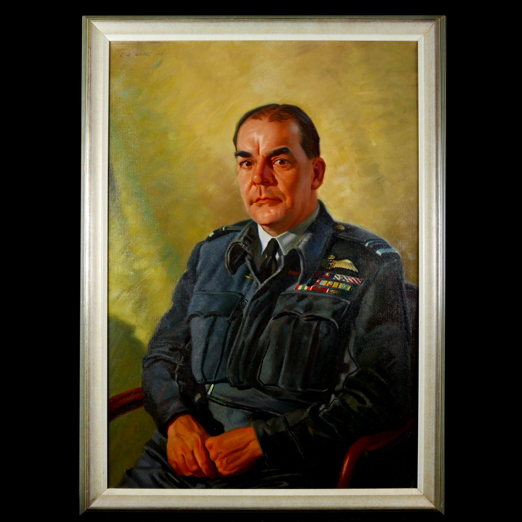 Portrait of AVM Harry Broadhurst - Leonard Harry Wells, 1945