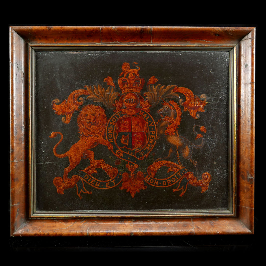 Royal Arms Coach Panel, 1850