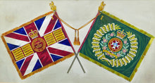 Load image into Gallery viewer, The Sherwood Foresters, Nottinghamshire and Derbyshire Regiment - 1st Bn Colours, 1953
