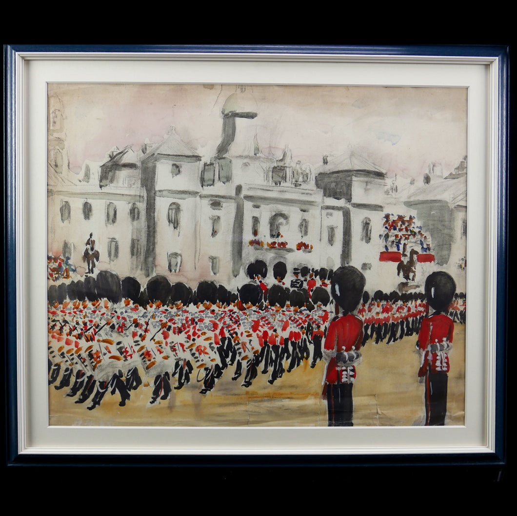 Grenadier Guards on Horse Guards Parade - Greville Irwin RBA, 1935