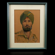 Load image into Gallery viewer, Portrait of a Sikh Non-Commissioned Officer of the 2nd Punjab Regiment, 1945
