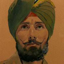 Load image into Gallery viewer, Portrait of a Sikh Non-Commissioned Officer of the 2nd Punjab Regiment, 1945
