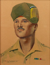 Load image into Gallery viewer, Portrait of a Punjabi Muslim Non-Commissioned Officer of the 2nd Punjab Regiment, 1945
