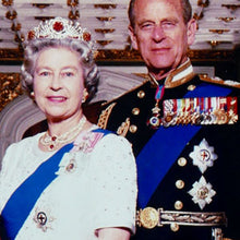 Load image into Gallery viewer, Large Royal Presentation Portrait of The Queen and The Duke of Edinburgh, 1995
