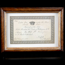 Load image into Gallery viewer, Admission Ticket To The Funeral of the 1st Duke of Wellington, 1852
