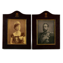 Load image into Gallery viewer, A Pair of Royal Tour Presentation Portraits of the Prince and Princess of Wales, 1905&nbsp;
