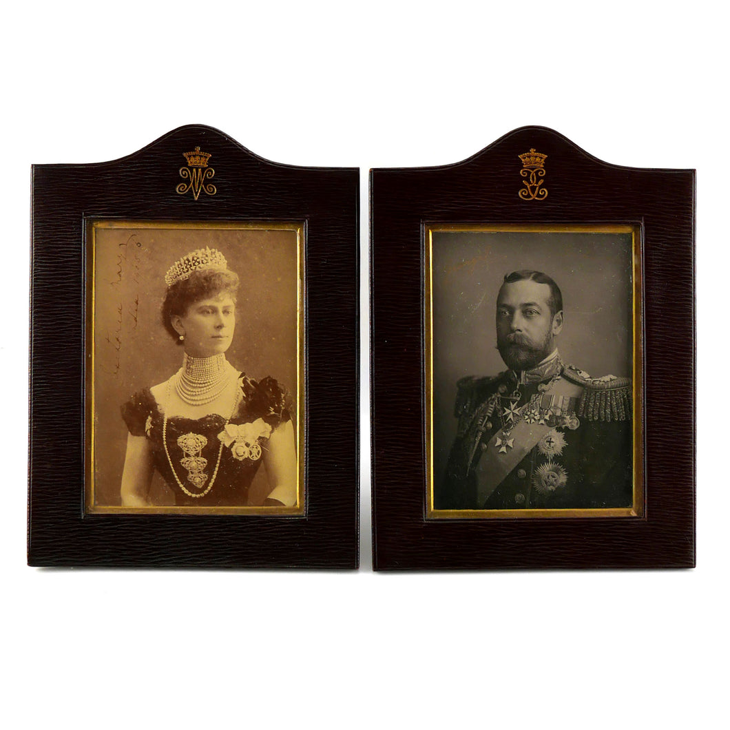 A Pair of Royal Tour Presentation Portraits of the Prince and Princess of Wales, 1905 