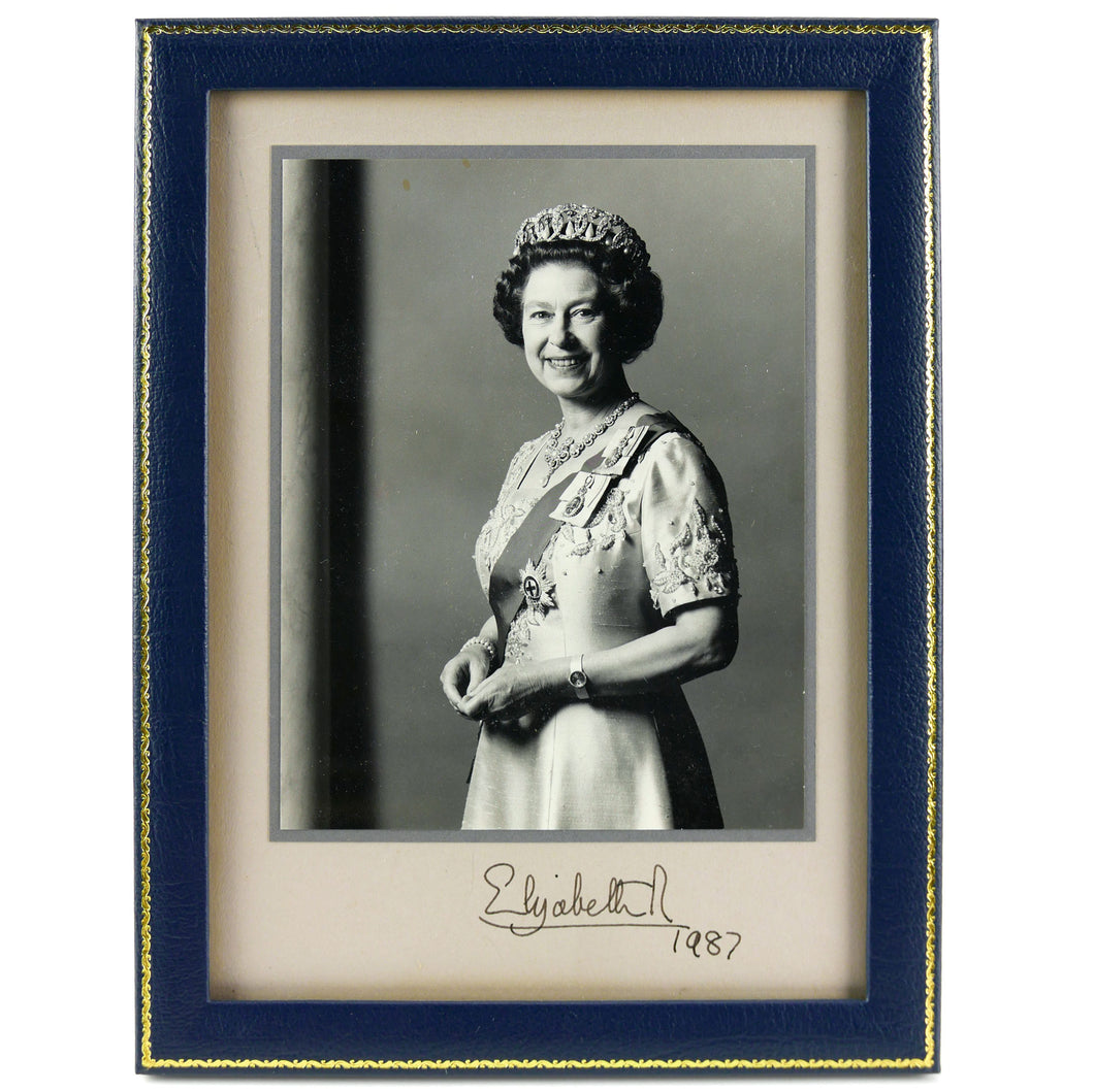 A Signed Royal Presentation Portrait of Queen Elizabeth II, 1987