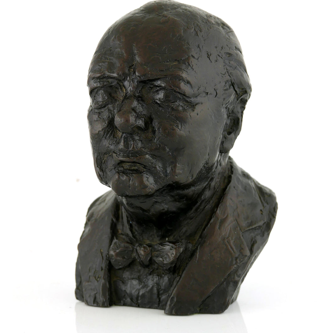 Winston Churchill Bust by Franta Belsky, 1976