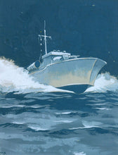 Load image into Gallery viewer, Coastal Forces - Battle of the Narrow Seas Cover Artwork by Peter Scott, 1945
