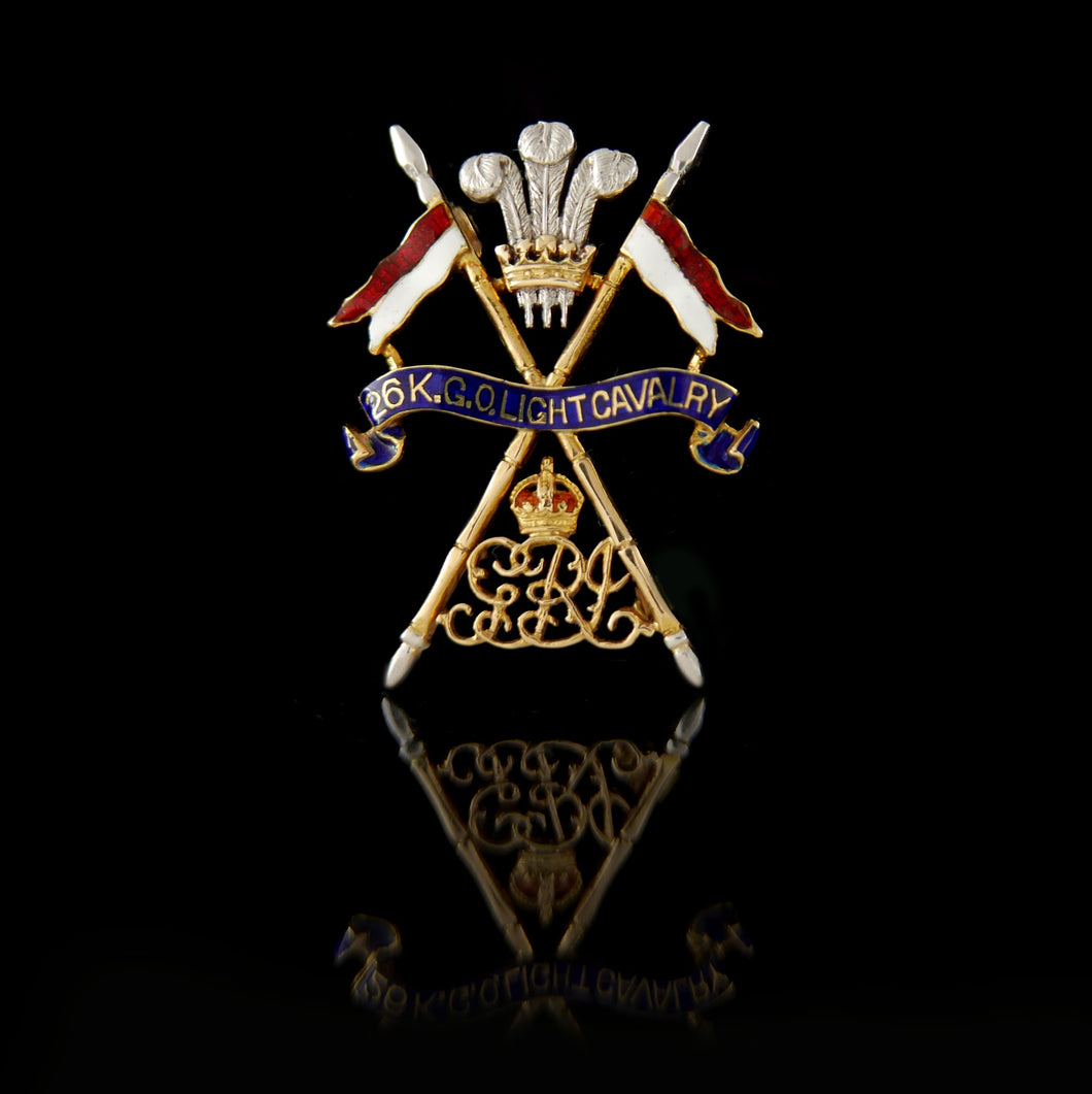 26th King George’s Own Light Cavalry Brooch