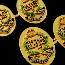 Load image into Gallery viewer, Queen’s Bays (2nd Dragoon Guards) Cufflinks
