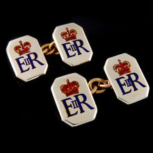 Load image into Gallery viewer, Elizabeth II Royal Presentation Cufflinks
