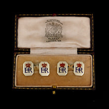 Load image into Gallery viewer, Elizabeth II Royal Presentation Cufflinks
