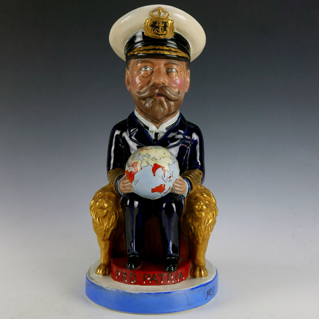 King George V Great War Toby Jug, 1918