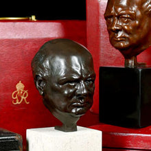 Load image into Gallery viewer, Winston Churchill Portrait Bust - Tristram Lewis
