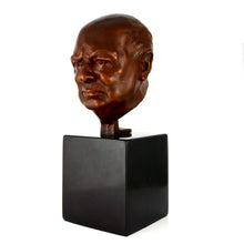 Load image into Gallery viewer, Winston Churchill Portrait Bust - Tristram Lewis
