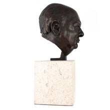 Load image into Gallery viewer, Winston Churchill Portrait Bust - Tristram Lewis
