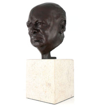 Load image into Gallery viewer, Winston Churchill Portrait Bust - Tristram Lewis
