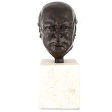 Load image into Gallery viewer, Winston Churchill Portrait Bust - Tristram Lewis
